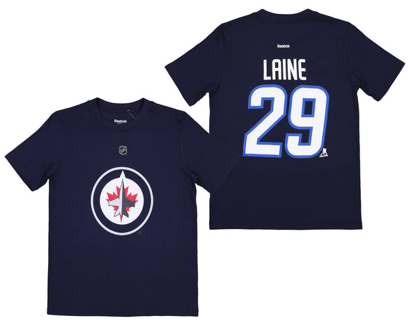 Reebok NHL Youth Boys Winnipeg Jets Patrik Lane #29 Player Tee Shirt, Navy