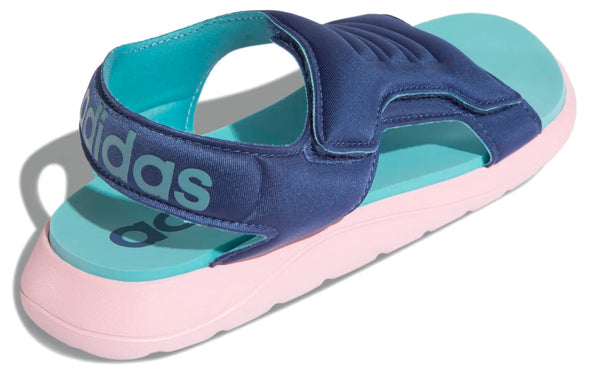 Adidas Kids Comfort Sandals, Crew Blue/Hazy Sky/Clear Pink