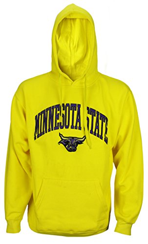 Genuine Stuff NCAA Men's Minnesota State Mavericks Pullover Hoodie, Yellow