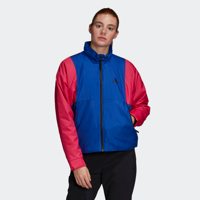 Adidas women's jacket 2025 with logo on back