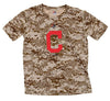 Outerstuff MLB Youth Cleveland Indians Digi Camo Short Sleeve T-Shirt, Brown