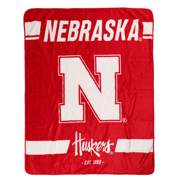 Northwest NCAA Nebraska Cornhuskers Legion Raschel Throw, 50" x 60"