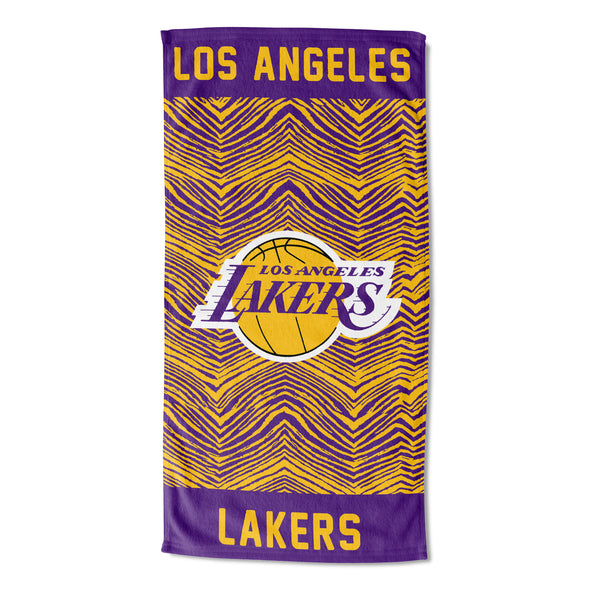 Northwest NBA Los Angeles Lakers State Line Beach Towel, 30x60