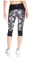 Asics Women's Crazy Capri Spandex Pants - Black / White