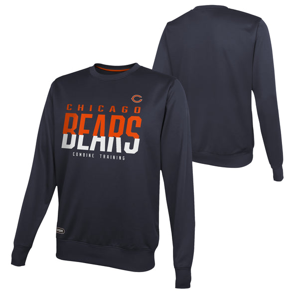 Outerstuff NFL Men's Chicago Bears Pro Style Performance Fleece Sweater