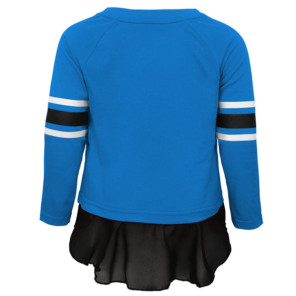 Outerstuff NFL Baby Girl Carolina Panthers Mini Formation Top & Leggings Set