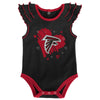 Outerstuff NFL Infant Atlanta Falcons Touch Down 2-Pack Creeper Set