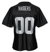 Reebok NFL Women's Oakland Raiders Team Dazzle Jersey, Black