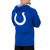 Zubaz NFL Men's Indianapolis Colts Full Zip Camo Hoodie With Team Color Camo Lines