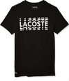 Lacoste Sport Men's Short Sleeve Graphic Cotton Blend T-Shirt, Color Options