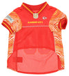 Zubaz X Pets First NFL Kansas City Chiefs Team Pet Jersey For Dogs