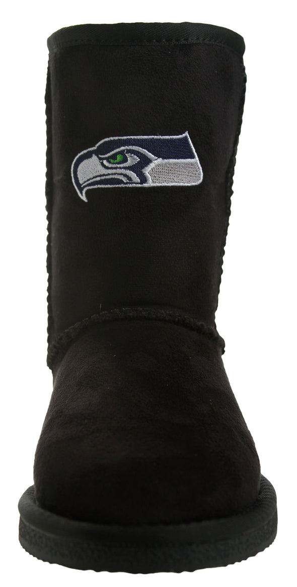 Cuce Shoes NFL Women's Seattle Seahawks The Ultimate Fan Boots Boot - Black