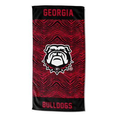 Northwest NCAA Georgia Bulldogs State Line Beach Towel, 30x60