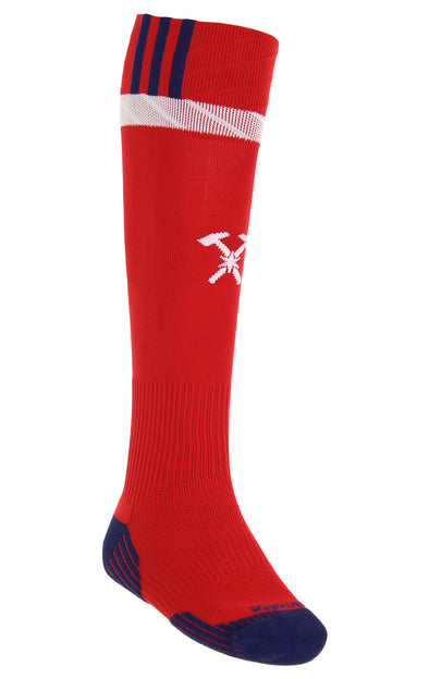 Adidas MLS Chicago Fire Traxion Premier Over the Calf Soccer Socks
