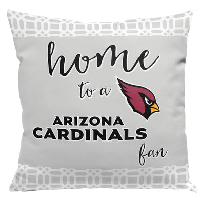 Northwest NFL Arizona Cardinals Sweet Home Fan 2 Piece Throw Pillow Cover, 18x18