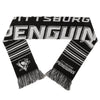 Forever Collectibles NHL Pittsburgh Penguins 2 Sided Knit Wordmark Logo Scarf