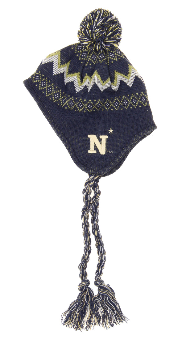 Outerstuff NCAA Toddlers Navy Midshipmen Tassel Knit W/Pom, OSFM