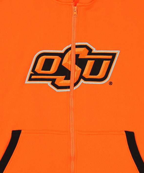 KLEW NCAA Unisex Oklahoma State Cowboys Jump Suit, Orange