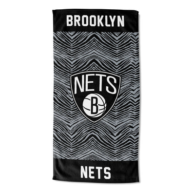 Northwest NBA Brooklyn Nets State Line Beach Towel, 30x60