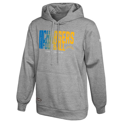 New Era Los Angeles Chargers NFL Men's Game On Pullover Hoodie, Grey