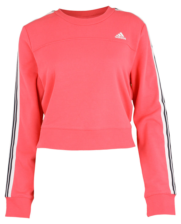 Adidas Women's Cho Crew Pullover Sweater, Pink