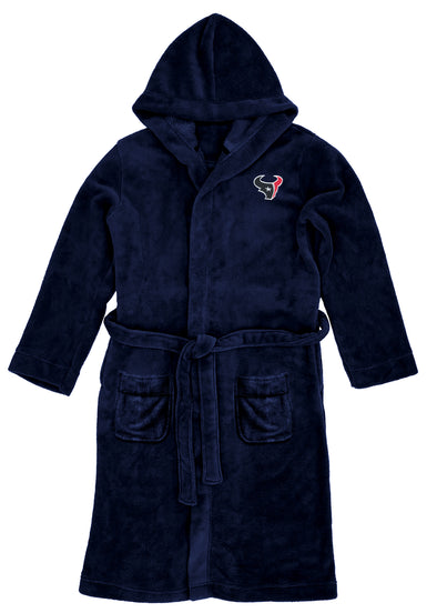 Northwest NFL Men's Houston Texans Hooded Silk Touch Robe, 26" x 47"