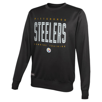 Outerstuff NFL Men's Pittsburgh Steelers Top Pick Performance Fleece Sweater