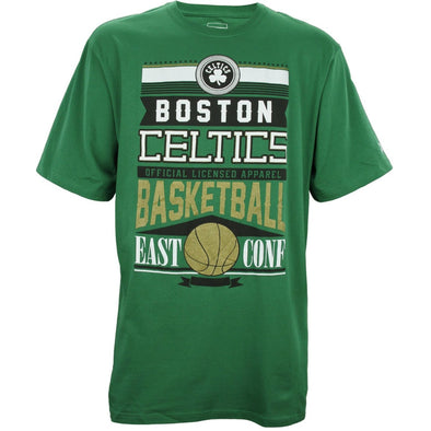 Zipway NBA Basketball Men's Big & Tall Boston Celtics Graphic Tee T-Shirt, Green