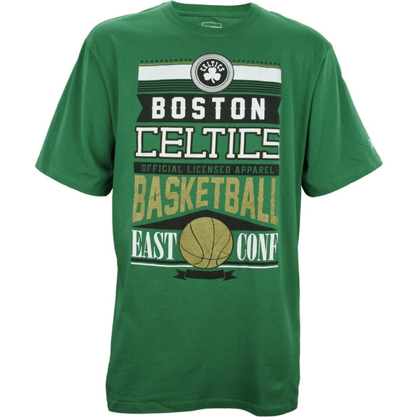 Zipway NBA Basketball Men's Big & Tall Boston Celtics Graphic Tee T-Shirt, Green