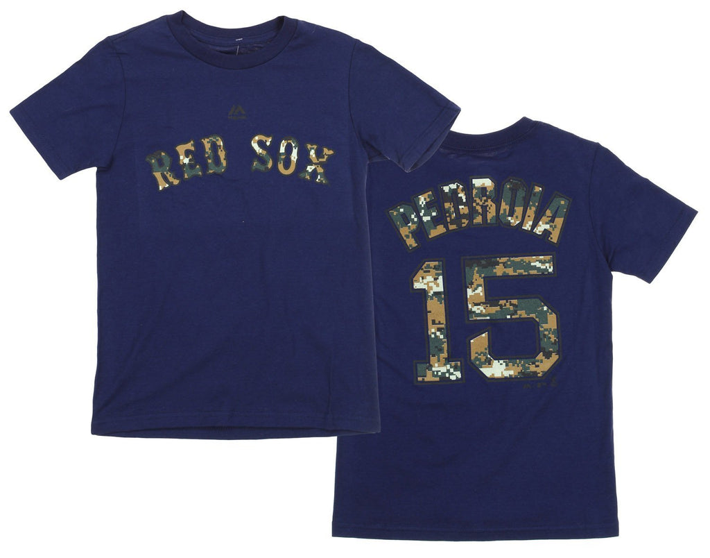 Boston Red Sox Shirt Boys Youth Medium Blue MLB Baseball Short Sleeve