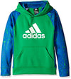 Adidas Youth Active Pullover Hoodie, Green/Collegiate Royal