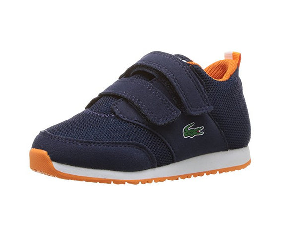 Lacoste Infant/Toddlers L.Ight 217 Sneaker, Navy