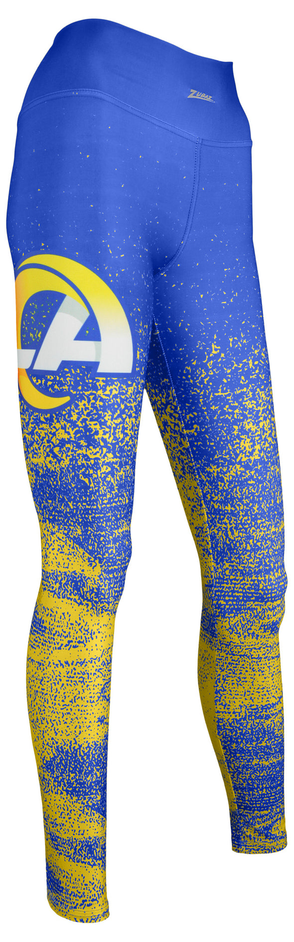 Zubaz NFL Women's Los Angeles Rams Static Fade Leggings