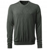 Ashworth Men's Diamond Texture Pima Pullover V-Neck Sweater, Several Colors