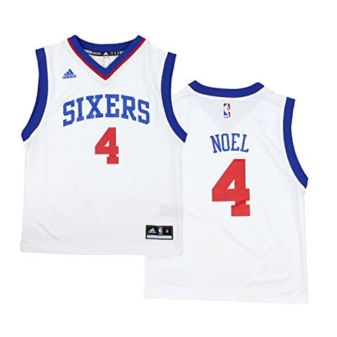 Adidas NBA Youth Boys Philadelphia 76ers Nerlens Noel # 4 Home Replica Jersey