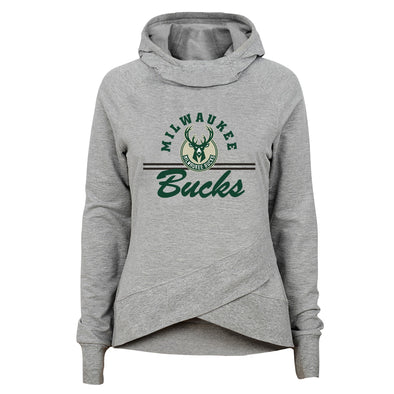 Outerstuff NBA Youth Girls Milwaukee Bucks The Bridge Funnel Neck Hoodie