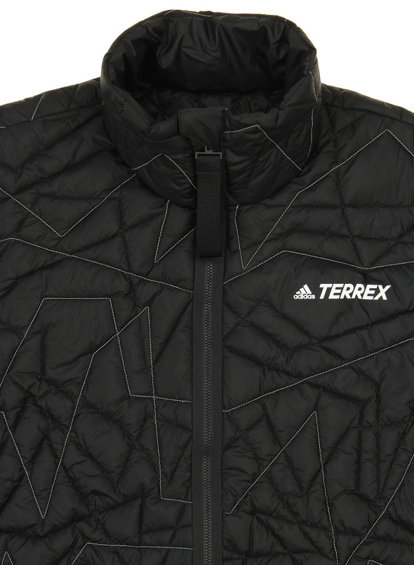 Adidas Men's Terrex Full Zip Lightweight Reflective Insulated Jacket, Black