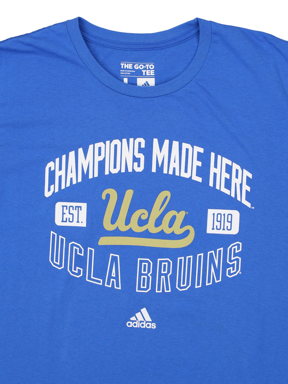 Adidas NCAA Men's UCLA Bruins Champions Made Here Go To Tee, Large