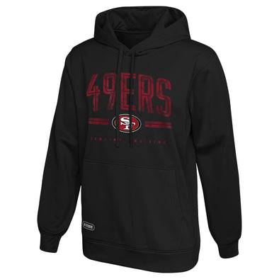 Outerstuff NFL Men's San Francisco 49ers Coin Toss Performance Fleece Hoodie