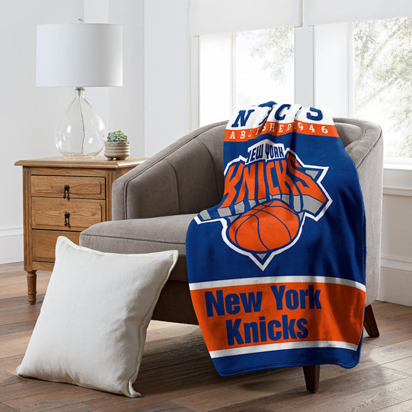 Northwest NBA New York Knicks Raschel Throw Blanket