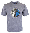 Adidas NBA Mens Dallas Mavericks Ultra Lightweight Athletic Rush Graphic Tee, Navy