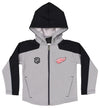 Outerstuff Detroit Red Wings NHL Kids (4-7) Delta Hooded Full Zip Jacket, Grey