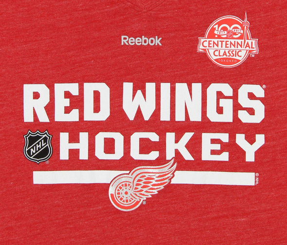 Reebok NHL Women's Detroit Red Wings Tri-Blend Centennial Classic 2017 Locker Tee