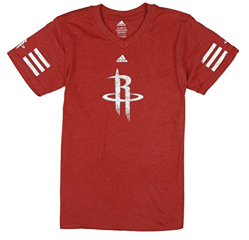 Adidas NBA Youth Girls Houston Rockets Fashion Team Logo T-Shirt, Red