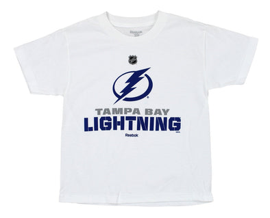 Reebok NHL Youth Tampa Bay Lightning "Clean Cut" Short Sleeve Graphic Tee