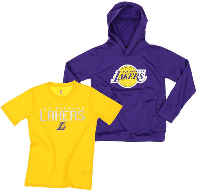 Outerstuff NBA Youth Los Angeles Lakers Team Color Primary Logo Performance Combo Set