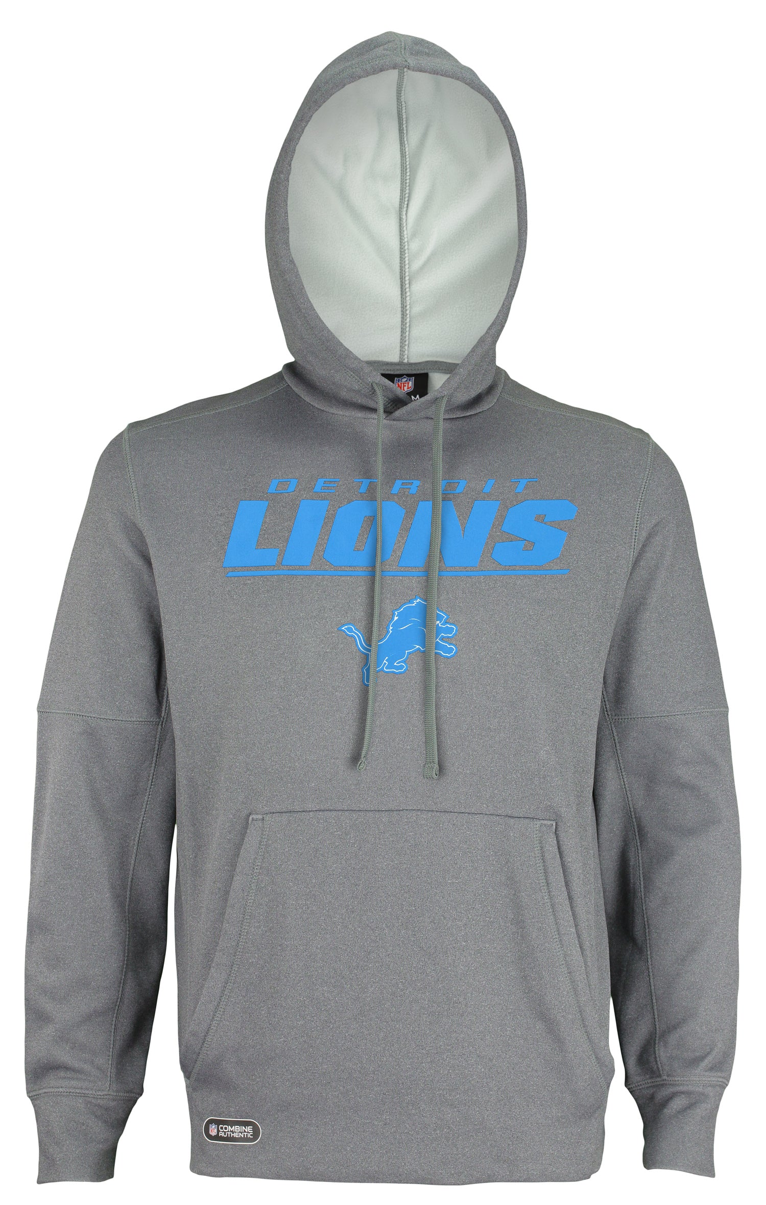 New Era Detroit Lions Pullover Team Logo Hoody Men's Hoody - Grey