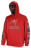 Zubaz NFL Men's Tampa Bay Buccaneers  Hoodie w/ Oxide Sleeves