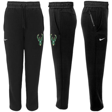 Nike NBA Youth Boys Milwaukee Bucks Modern Pants, Black