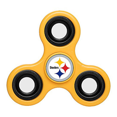 Forever Collectibles NFL Pittsburgh Steelers Diztracto Fidget Spinnerz - 3 Way